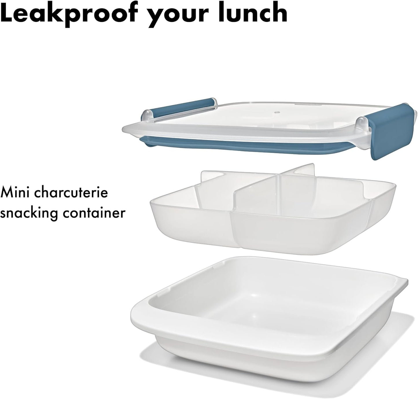 OXO Good Grips Prep and Go Container With Colander - Ocean Blue
