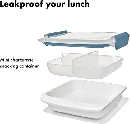 OXO Good Grips Prep and Go Container With Colander - Ocean Blue