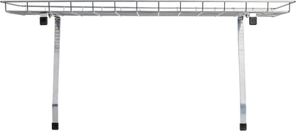 Household Essentials 05100 Rear Display Over-The-Washer Storage Shelf | Organize and Store Laundry Room Supplies | White