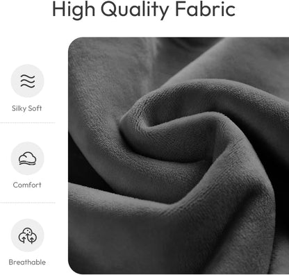MORLIDEN Microwavable Heated Neck Wrap Warmer and Shoulder Weighted Heating Pad Microwave for Hot and Cold Compress - Purple