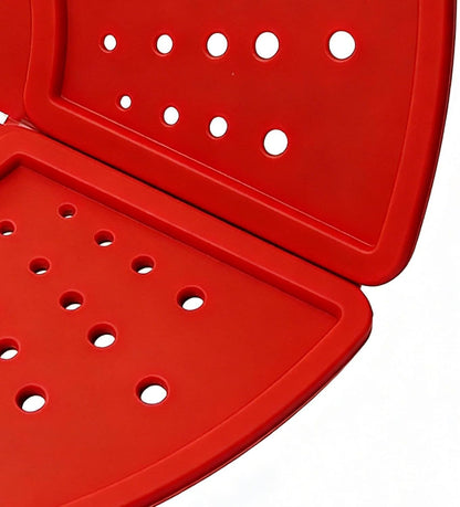 Splatter Guard for Frying Pan Foldable Silicone Cover | Rotatable Grease Splatter Guard for Frying, Pot, Boiling, Stewing, Steaming, Home, Kitchen
