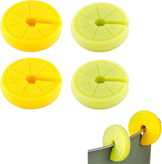 4 Pcs Pot Lid Lifter Silicone Spill Proof Lid Lifter Splash-Proof Steam Release Pan pot lid lifter Kitchen Tool Decoration Pot Lid & Cute Kitchen Accessories (Mix)