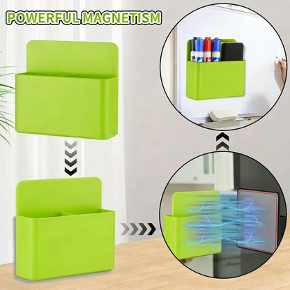 Camelmother 2Pcs Magnetic Dry Erase Marker Holder For Whiteboard Fridge | 2Slots Locker Accessories Teacher Classroom Must Haves Fridge magnets