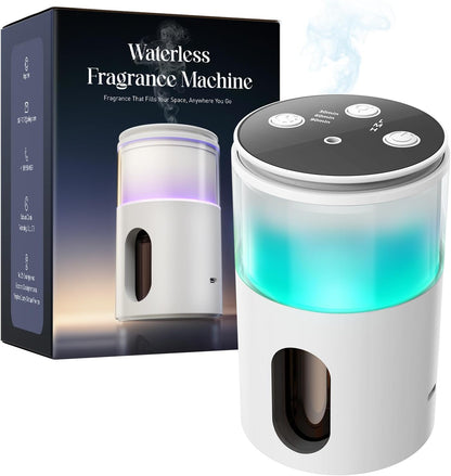 Waterless Essential Oil Diffuser: 𝟗-𝐂𝐨𝐥𝐨𝐫 𝐋𝐄𝐃 for Home