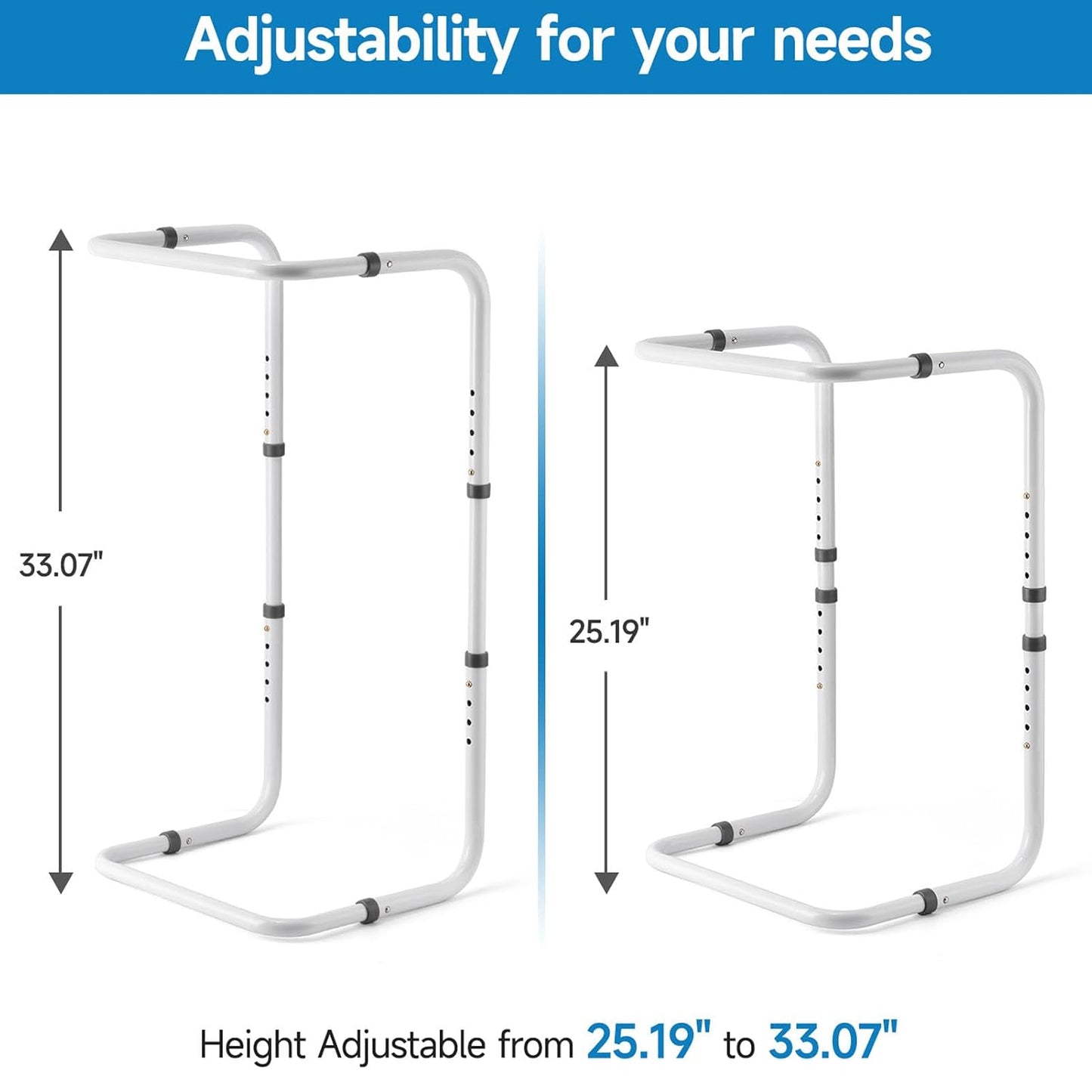 Blanket Lifter for Feet, Sheet Riser Height Adjustable Relieve Pressure Foot Tent Blanket Support Holder for Surgery Recovery with 4 Clips, Adjustable Blanket Support Holder