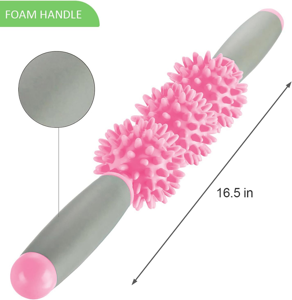 Coolife Fascia Muscle Roller, Cellulite Massager, Fascia Roller Stick