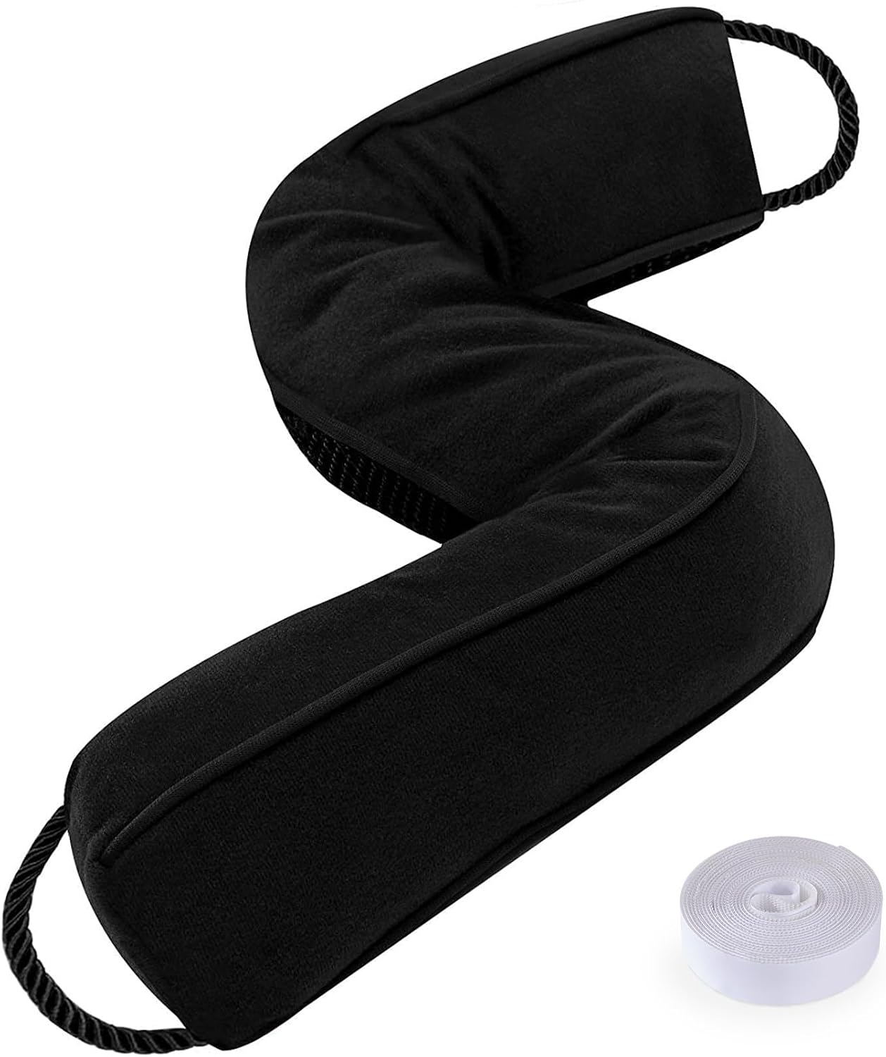 Door Draft Stopper, Removable Washable Cover, 38", Gray | Weighted Gap Filler, Blocks Hot and Cold Air, All-Season Seal, Easy Install, Noise & Wind Blocker, Home Essentials