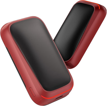 Gaiatop Electric Hand Warmers Rechargeable, Magnetic Pocket Hand Warmer | 2-Pack, 3 Heat Levels, Fits in Gloves, Winter Sports Hunting Essentials, Secret Santa Stocking Stuffers Gifts for Men Women