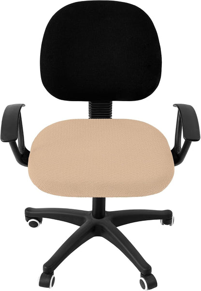 Smiry Office Computer Chair Armrest Covers, 2PCs Anti-dust Arm Rest Pad | Removable Washable Desk Chair Arm Pad Covers, Grey