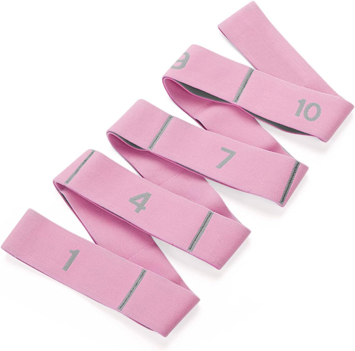 11 Loops Stretch band - Yoga, Pilates, Ballet, and Physical Therapy Stretching strap for Flexibility, Leg Stretching, and Exercise - Durable Stretching equipment for Dance and Fitness