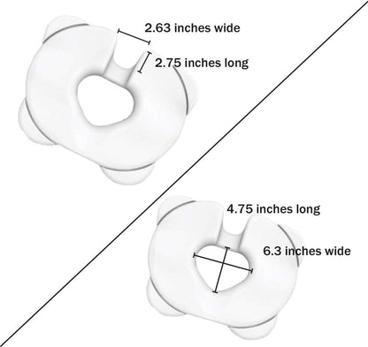 Contour Kabooti Donut Seat Cushion, 3-in-1 Design with Center Cutout for Tailbone Pain, Sciatica and Hemorrhoids