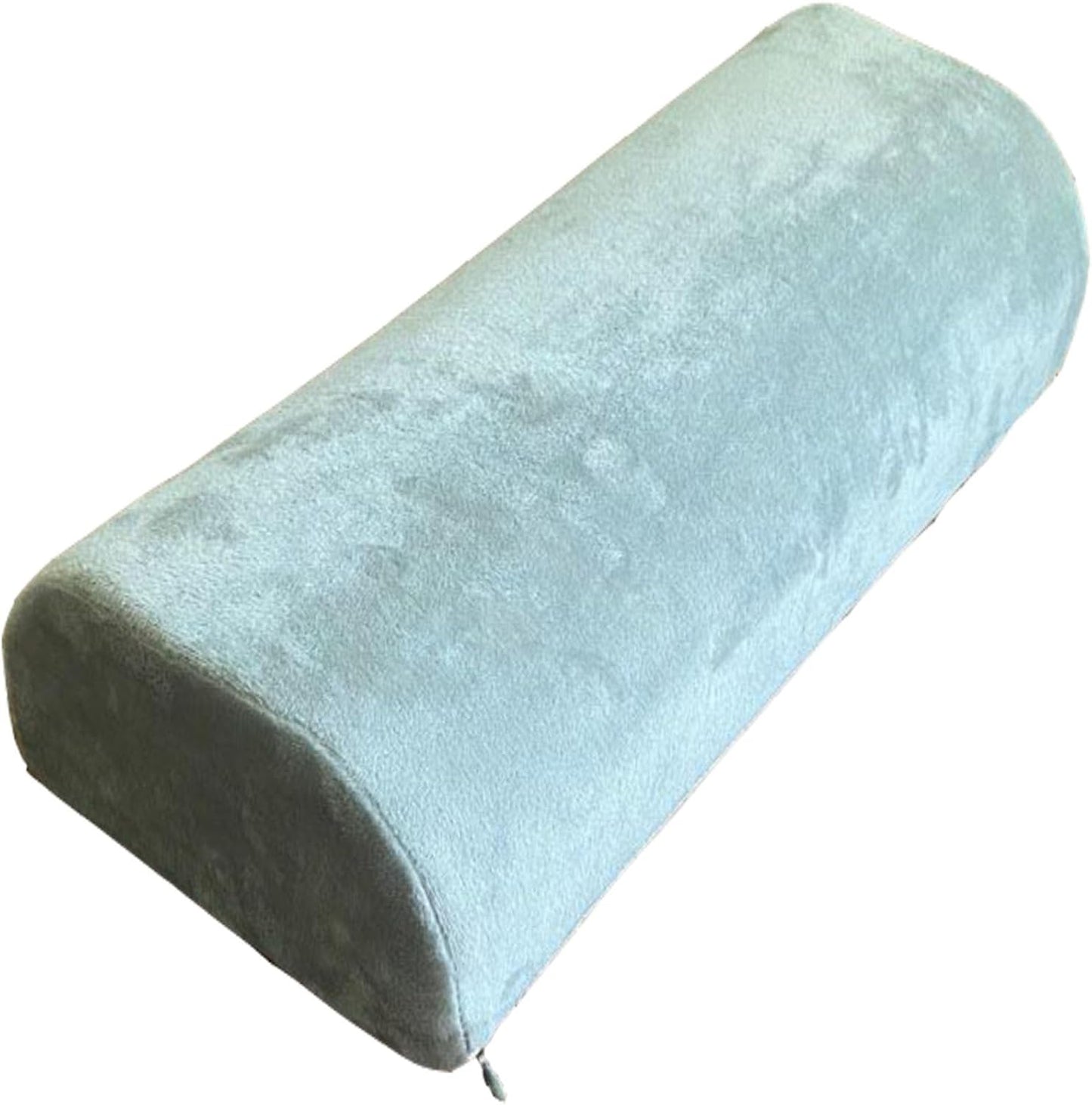 Knee Pillow Half Moon for Back Sleeping, Knee Wedge Pillow for Back Pain,Body Pillow Leg Pillow for Side Sleeping, Knee Bolster Pillow for Legs Support, Half Moon(17,45x18x10cm/18x7x4in)