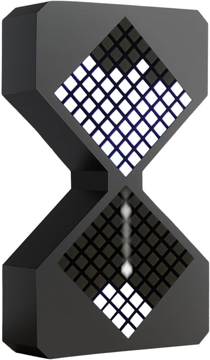 Digital Hourglass Visual Timer, LED Focus Timers | Gravity Flip Countdown Timer 1–30 Min, USB-C Rechargeable LED Focus Timers, Silent Desk Pomodoro Timer