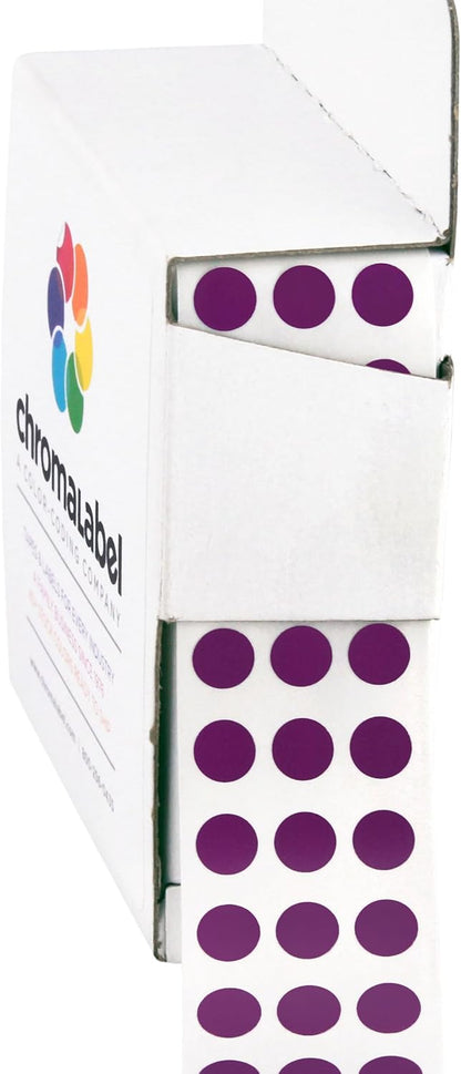 Dark Blue, Red & Yellow Dots, 1/4 Inch, 1000/Box Each Color | Writable Semi-Gloss Circle Labels in Dark Blue, Red and Yellow for Offices, Retail and Classrooms. Made in USA - Colors B