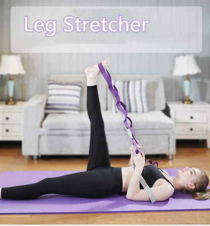 TOCO FREIDO Waist Back Leg Stretch Strap/Yoga Fitness Band, Leg Stretching Assist Trainer, Yoga Stretcher, Back Bend Split Inversion Strap for Fitness, Dance, Ballet, Gymnastics