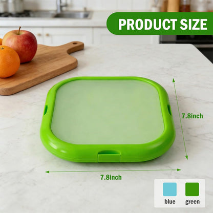 Set of 4 Fresh Food Containers, Fresh Pod, Reusable Silicone Storage Pods for Avocado, Onions, Tomatoes, Garlic – Anti-Oxidation for Fridge, Send Goods from Local Warehouse