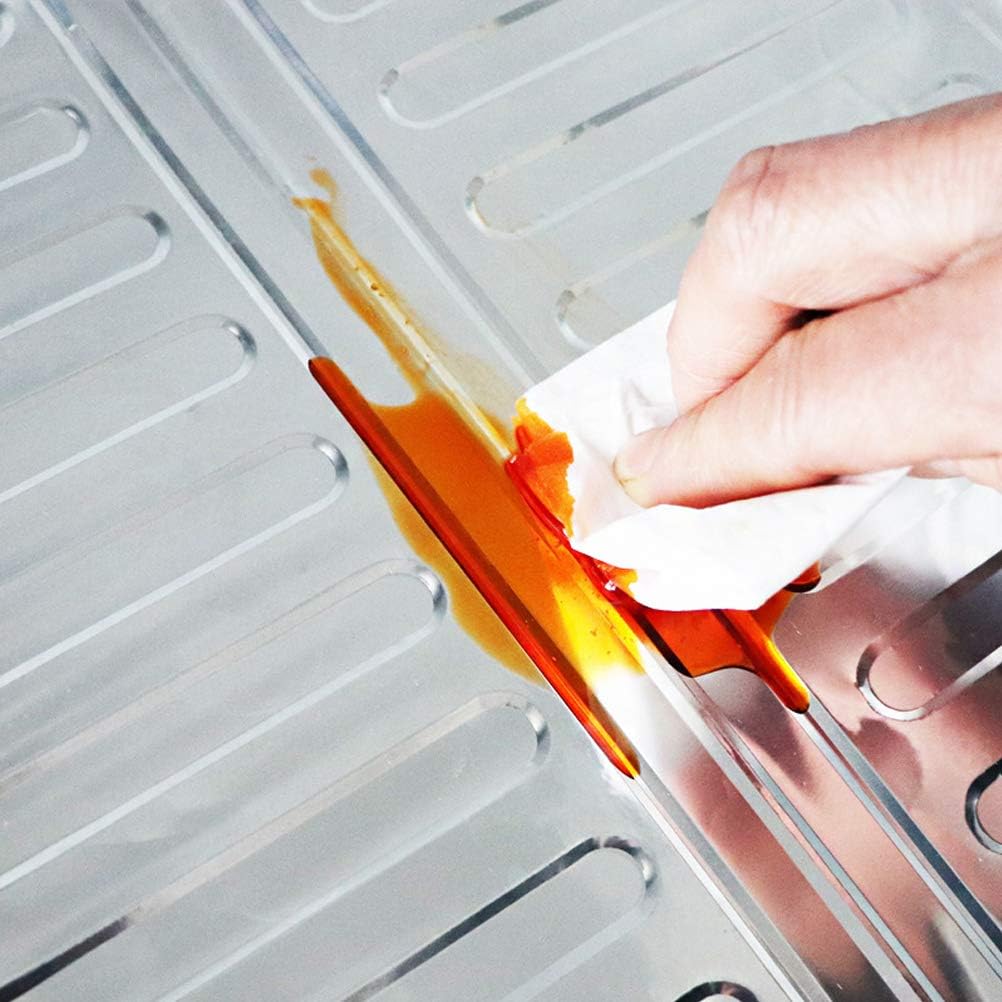 TOPINCN 3 Sided Splatter Guard Foldable Grease Splatter Screen for Frying Pan, Kitchen Splatter Shieldes Aluminum Foil Splashs Guard Oil Proof Plate Board for Kitchen Restaurant (silver)