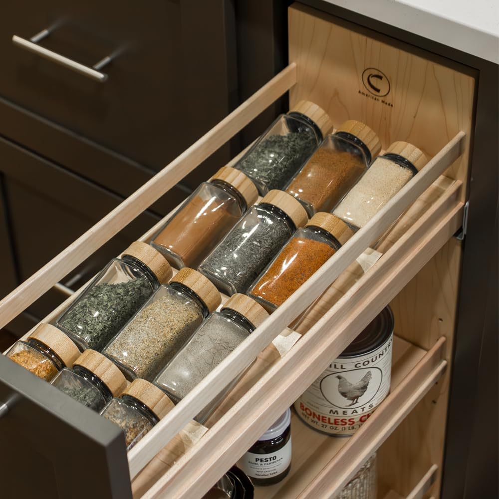 Wood Spice Drawer Organizer Insert