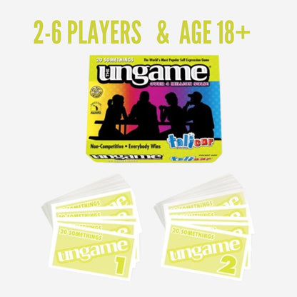 Pocket UNGAME - Seniors Edition - Non-Competitive Card Game for Seniors to Discuss, Share Values & self Express - Take a Walk Down Memory Lane - Age 55+