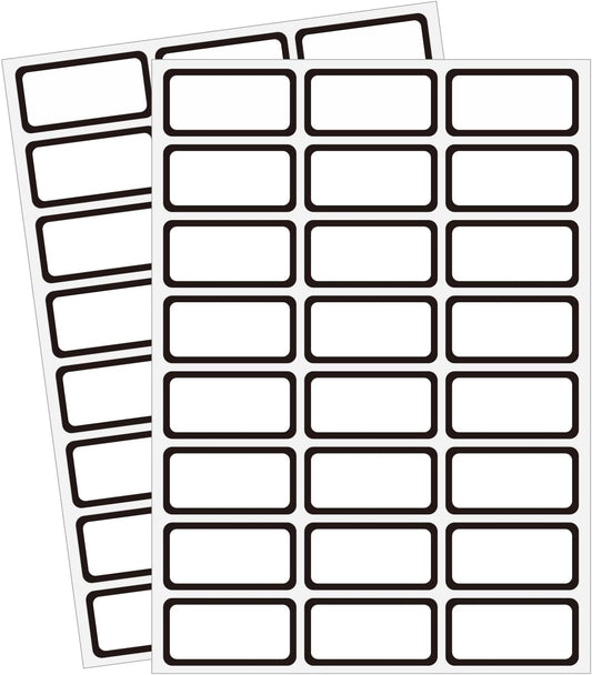 STARLIBOO Removable Freezer Labels, 1x2 Inch Color Coding Removable Label for Food Containers, 360 Freezer Stickers Tape to Write on/Waterproof (8 Colors Morandi)