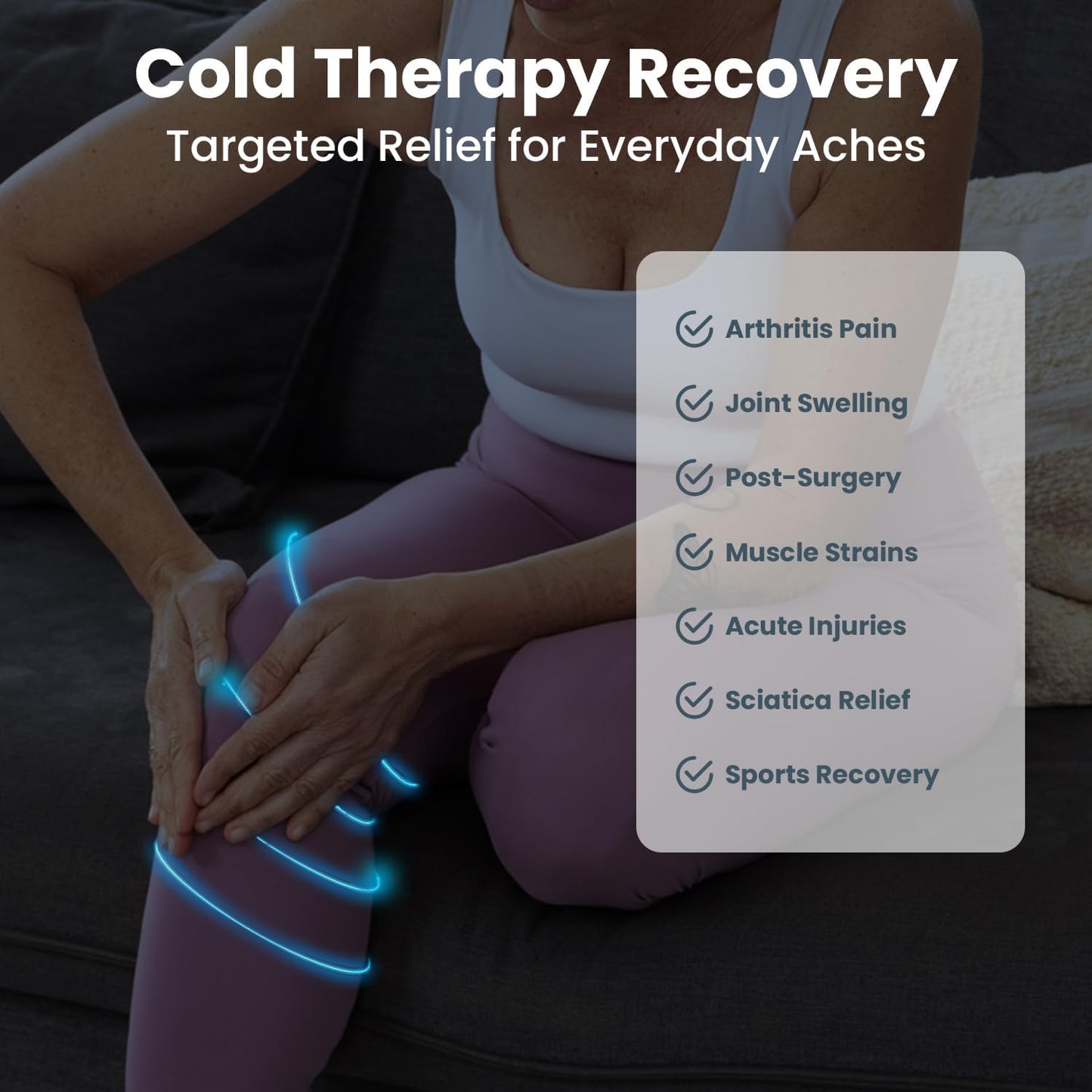 Pelegon Ice Packs for Injuries Reusable XL (11" x 15") Ice Pack for Knee, Reusable Gel Ice Pack for Back, Large Flexible Cold Pack for Shoulder, Hip & Neck, Soft Fabric Side, Leakproof Design - 1 Pack