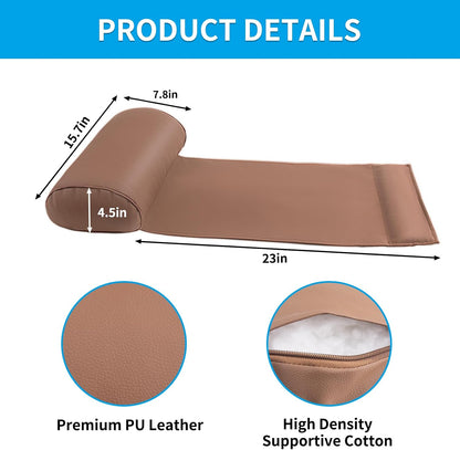 YOUFI Leather Recliner Headrest Pillow with Self-Stabilizing Weighted Base