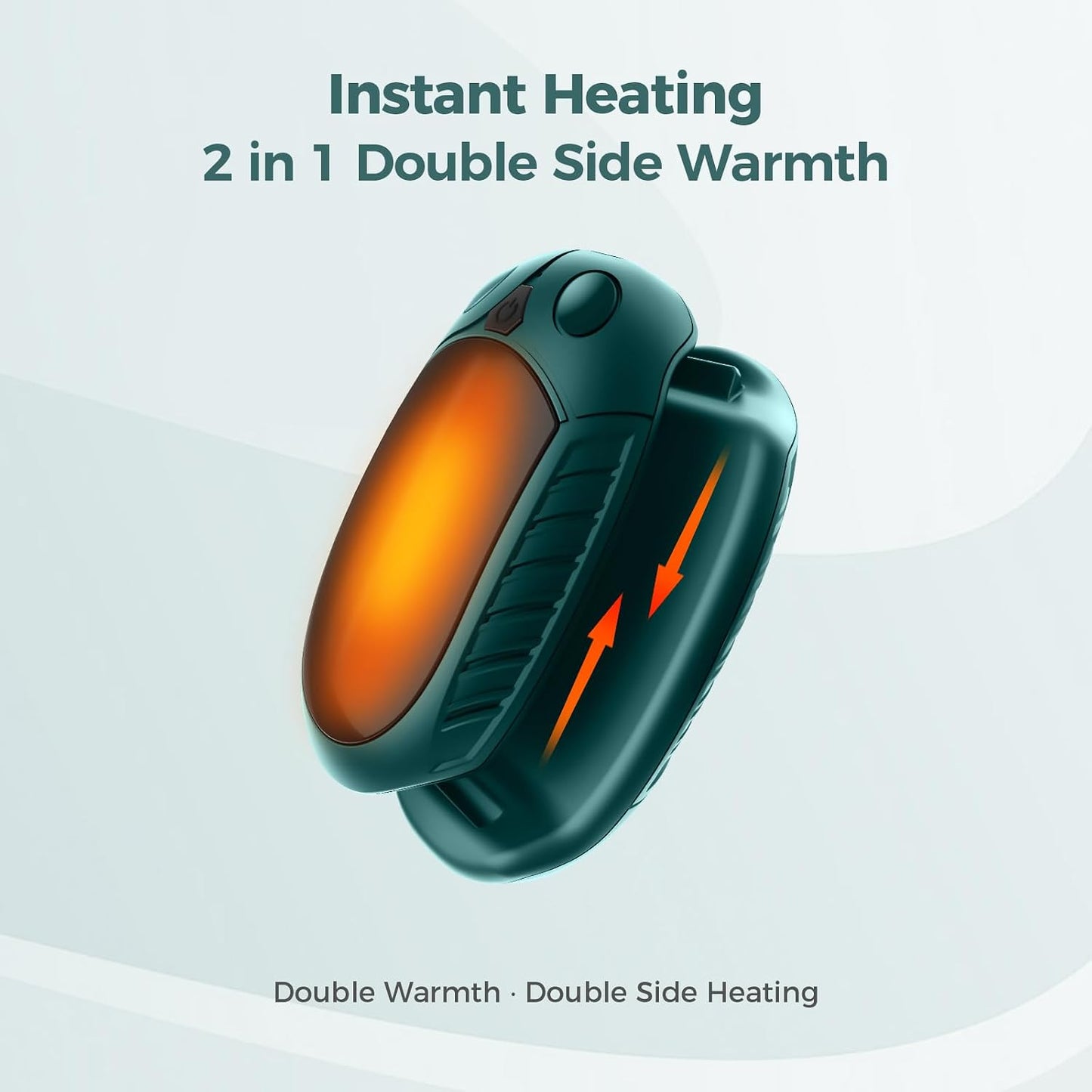 Classic Hand Warmers Rechargeable 2 Pack, AI Temperature Control Pocket Size Electric Handwarmers, Quick Charge Portable Hand Warmer Great Gift for Christmas Outdoors, Hunting, Golf, Camping