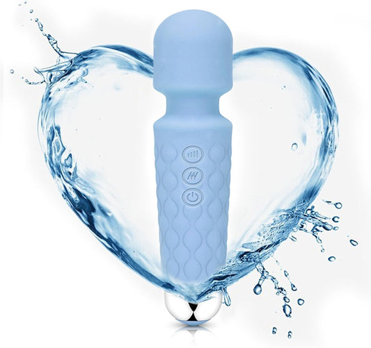 Kverg Handheld Full Body Massage Cane Pressure & Trigger Point Massage Tool for Deep Tissue Pain Relief for Back, Shoulder, Neck Manual Back Massager(Blue)