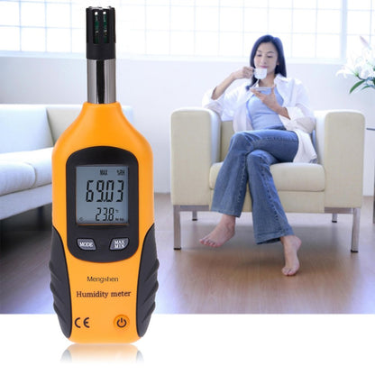 Mengshen® Digital Temperature and Humidity Meter | Dew Point Measurement, Wet Bulb Temperature, Battery Included