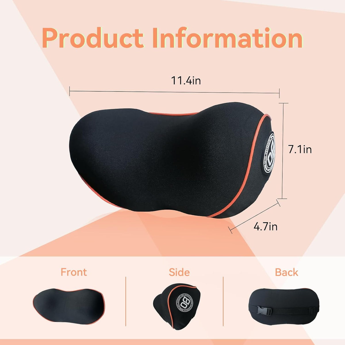 SPRFUFLY Make Relaxing Car Headrest Pillow, Car Neck Pillow for Driving