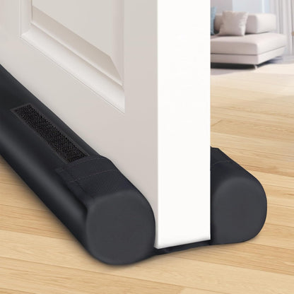 BlissTrends 36 in Under Door Draft Stopper, Covers Gaps up to 2.36 in,Black | Adjustable Door Sweep Gap Filler Seal Fits Most Doors, Easy Install, Blocks Drafts, Light, Dust, Insects and Reduces Noise
