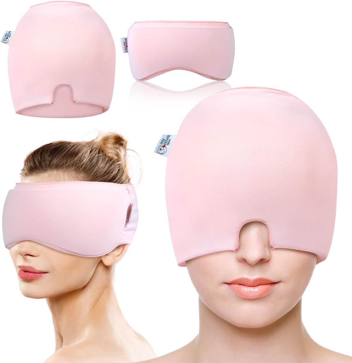 my novel things Migraine Relief Cap, Ice Headache Relief Mask Cold Cap Set
