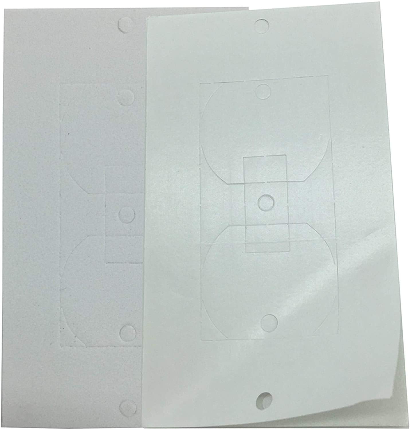 Wall Plate Insulation Gasket 26 Pack — 1-Gang Single Gang Outlet Sealer with Self-Adhesive Back, Foam Draft Stopper for Electrical Outlets, Light Switches, Decora, GFCI — Energy Saving