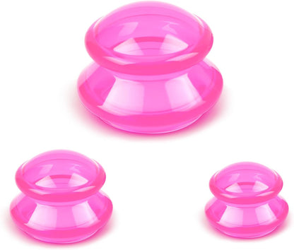 Silicone Cupping Therapy Sets (Set of 3), Cupping Kit for Massage Therapy