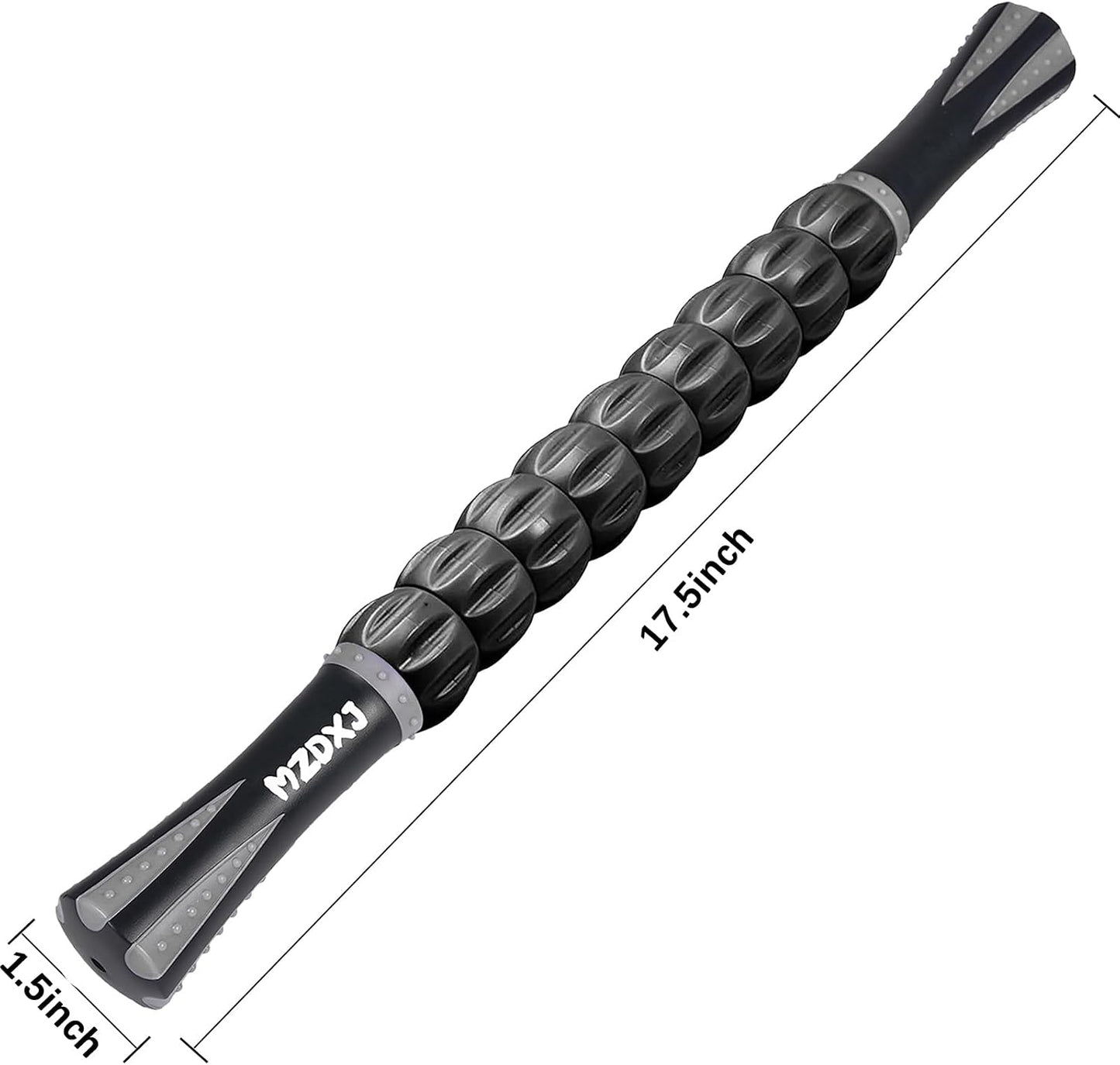 Wooden Cellulite Massage Roller for Legs and Thighs - Handheld Fascia Blaster Tool for Muscle Relief, Lymphatic Drainage & Body Sculpting - Anti Cellulite Massager for Women and Men (12 Wheel)