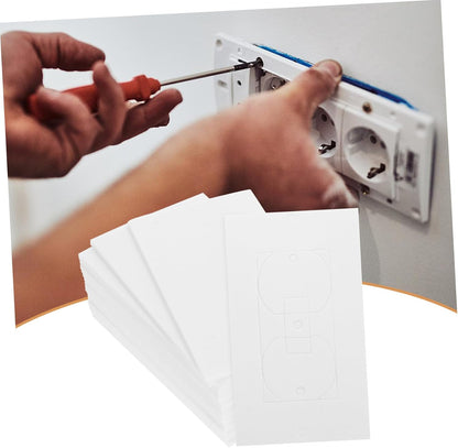 TEHAUX 50pcs Wall Outlet Insulation Pads Waterproof Socket Outlet Sealer Gaskets for Rectangular Foam Covers for Weather Protection and Energy Efficiency