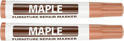 PATIKIL 2Pcs Furniture Markers Touch Up, Furniture Repair Kit Wood Markers for Scratches Wood Floor Holes Tables, White