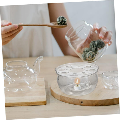 Retro Teapot Warmer Tea Pot Heating Base Tea Warmer Heater for Kitchen