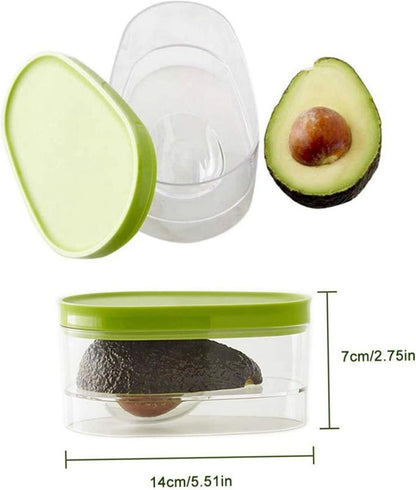 Avocado Saver for Fridge, Leakproof Food Grade Avocado Container to Keep Fresh, Easy to Clean Reusable Food Crisper Storage Box, Saver for Fridge