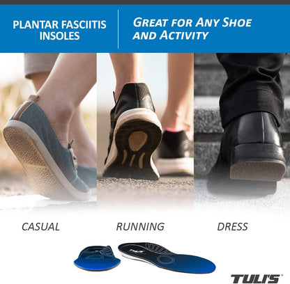 ProStretch Plus Calf Stretcher & Tuli's Plantar Fasciitis Insoles for Plantar Fasciitis Relief