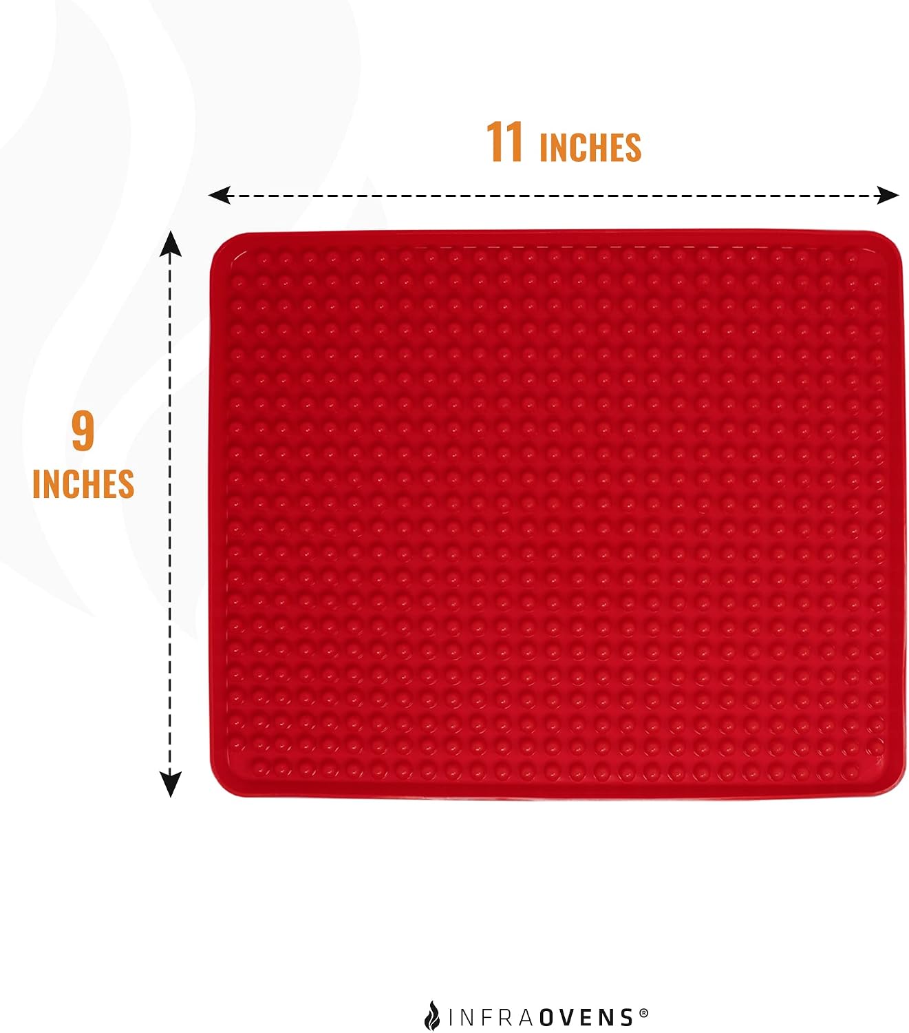 Toaster Oven Air Fryer Reusable Mats Accessories 9 x 11, Silicone Liner, Drip Mat (3pcs) Compatible with Cuisinart, Emeril Lagasse, Gowise, Breville + More, Convection Accessories, Electric Oven Rack