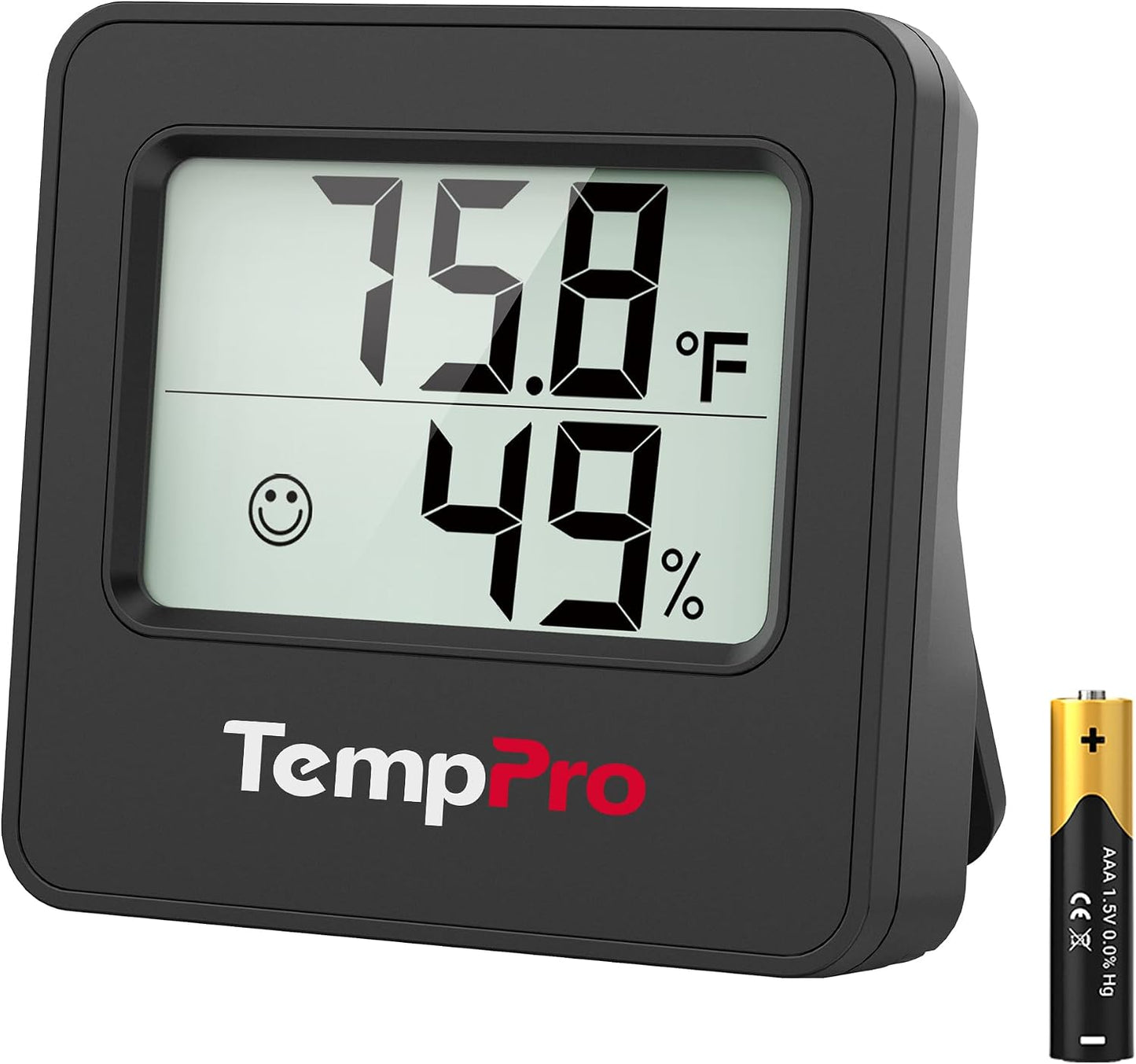 TempPro TempAir Hygrometer Indoor Thermometer for Home | Room Thermometer Humidity Meter with Accurate Temperature Humidity Sensor for Greenhouse Baby Room Office-1 Pack