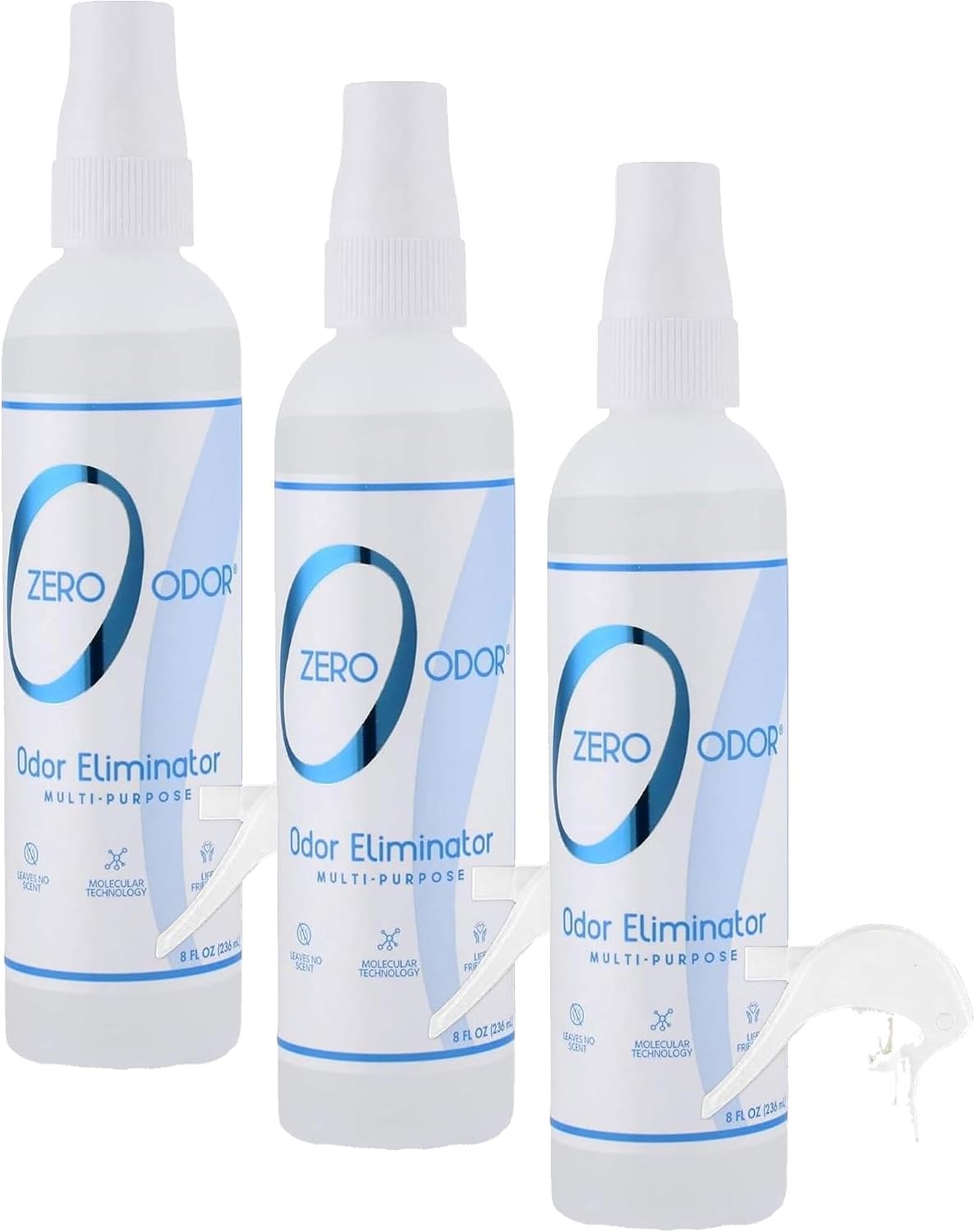 Zero Odor Multi-Purpose Odor Eliminator, Fabric & Room Deodorizer, 16 oz | Odor Eliminator Spray for Closet, Bathroom, Basement, Trash & Upholstery, Air and Surface use