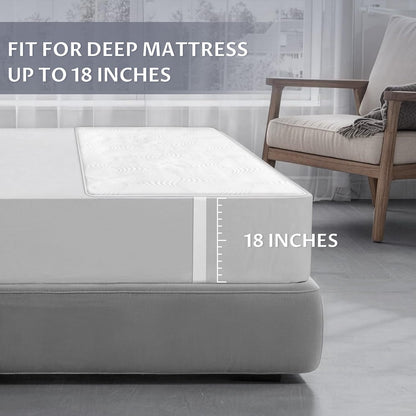 Heated Mattress Pad Foot Queen, 3D Air Fabric, Preheat & Memory for Winter
