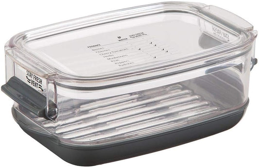 ProKeeper Produce Storage Container with Stay-Fresh Vent System – 5.7 Quarts, Airtight for Fruits & Vegetables | Stay-Fresh Vent System Keeps Fruits & Vegetables Fresh Up To 2x Longer, BPA-Free and Dishwasher Safe