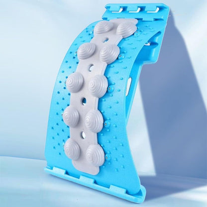4-Level Adjustable Back Stretcher Device | Built-in Massage Point with Guide Design | Convenient Lumbar Traction Backs Stretcher for Correction Muscle Exercise Spinal Neck Nerve Yoga