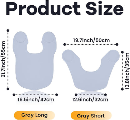 Wokyo Silicone Hair Cutting Collar, Non-slip Hair Cutting Mat Haircut Cape Catcher Neck Wrap Guard Neck Fitting Accessories