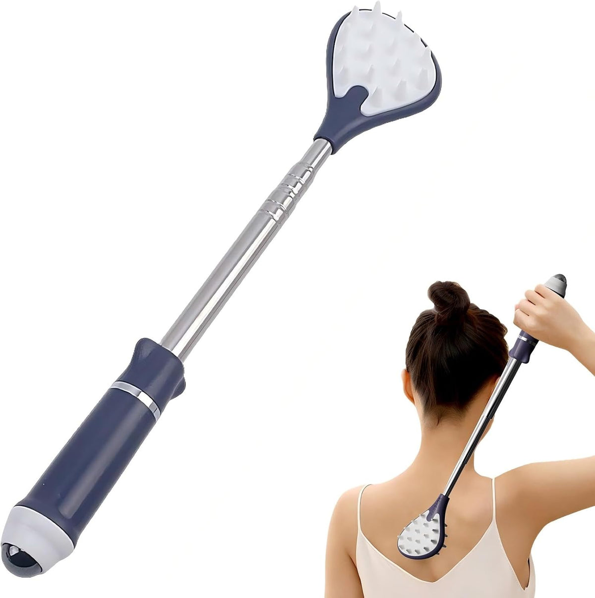 Retractable Portable Back Scratcher for Back, Scalp, Foot & Body