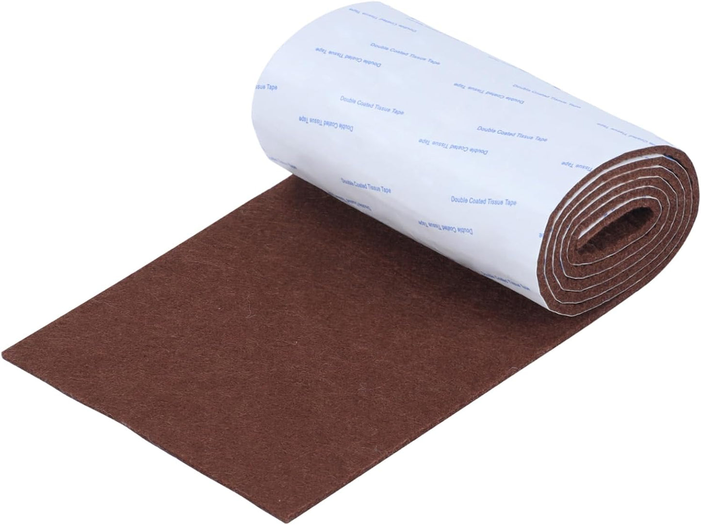 Felt Furniture Pads, 40 x 5 x 0.12 Inch Felt Strips | Non Slip Self Adhesive Cuttable Heavy Duty Felt Tape for Protecting Hardwood Floors Chair Wall Protector, Black