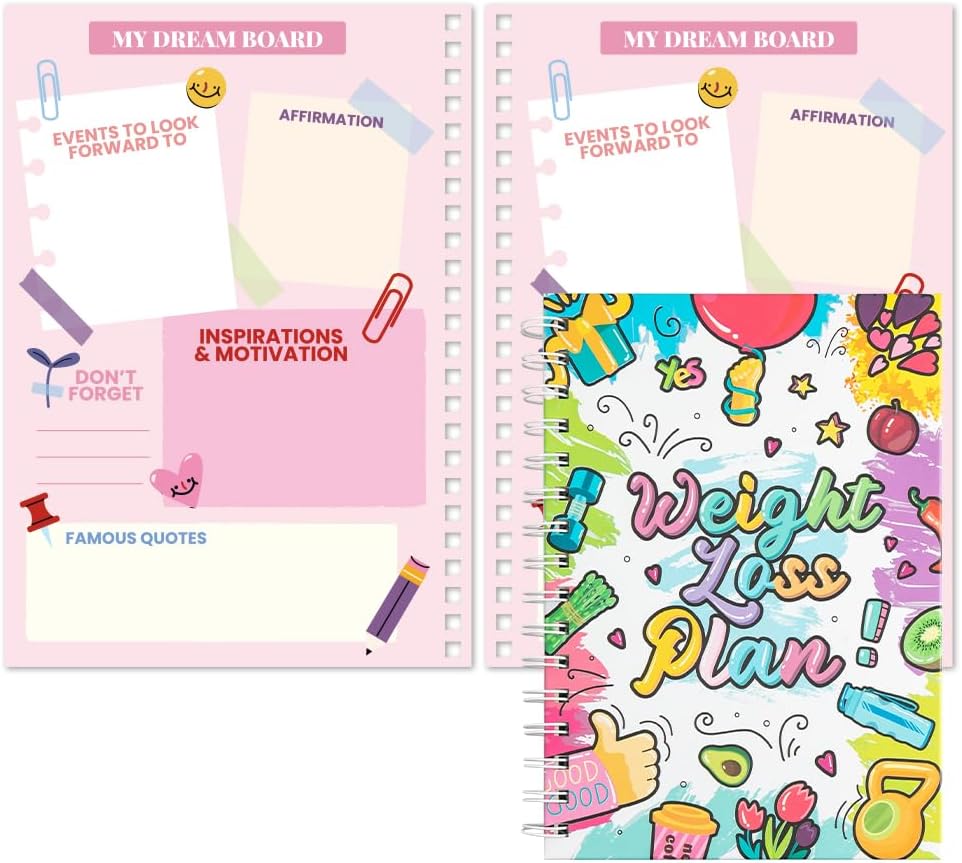 icceemee Undated Health & Wellness Planner – Daily Food Diary, Habit Tracker & Fitness Journal for Weight Loss, Gluten Free Dairy Free Sugar Free Diet, Mood & Energy Log, Meal & Exercise Notebook for Women & Men